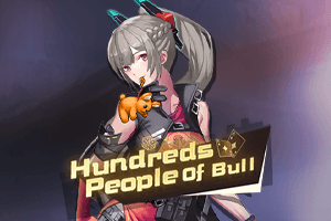 Hundreds People Of Bull